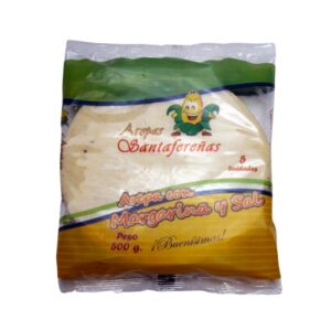 Arepas con Margarina y Sal x 5 unidades 500 g